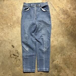 Vintage 70s Sears Blue Tapered Fit Talon Jeans 29x29